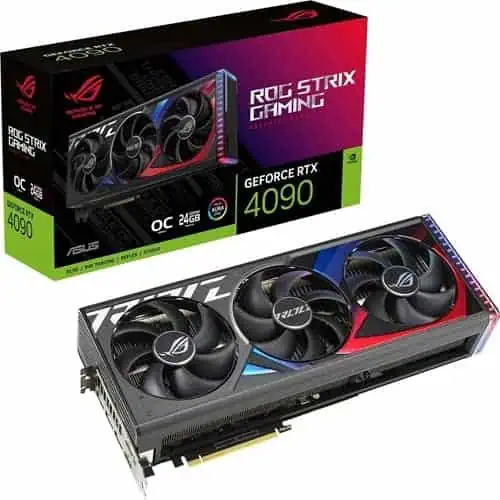 ASUS GeForce RTX 4090 ROG Strix OC Edition 24GB GDDR6X 384-bit PCIe 4.0 Graphics Card ASUS GeForce RTX 4090 ROG Strix OC Edition 24GB GDDR6X 384-bit PCIe 4.0 Graphics Card