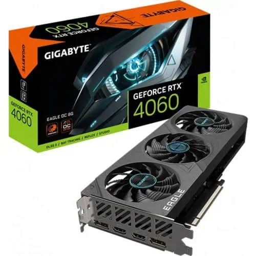 Gigabyte GeForce RTX 4060 EAGLE OC 8GB GDDR6 Graphics Card Gigabyte GeForce RTX 4060 EAGLE OC 8GB GDDR6 Graphics Card