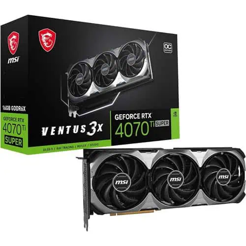 MSI GeForce RTX 4080 SUPER 16G VENTUS 3X OC Edition MSI GeForce RTX 4080 SUPER 16G VENTUS 3X OC Edition